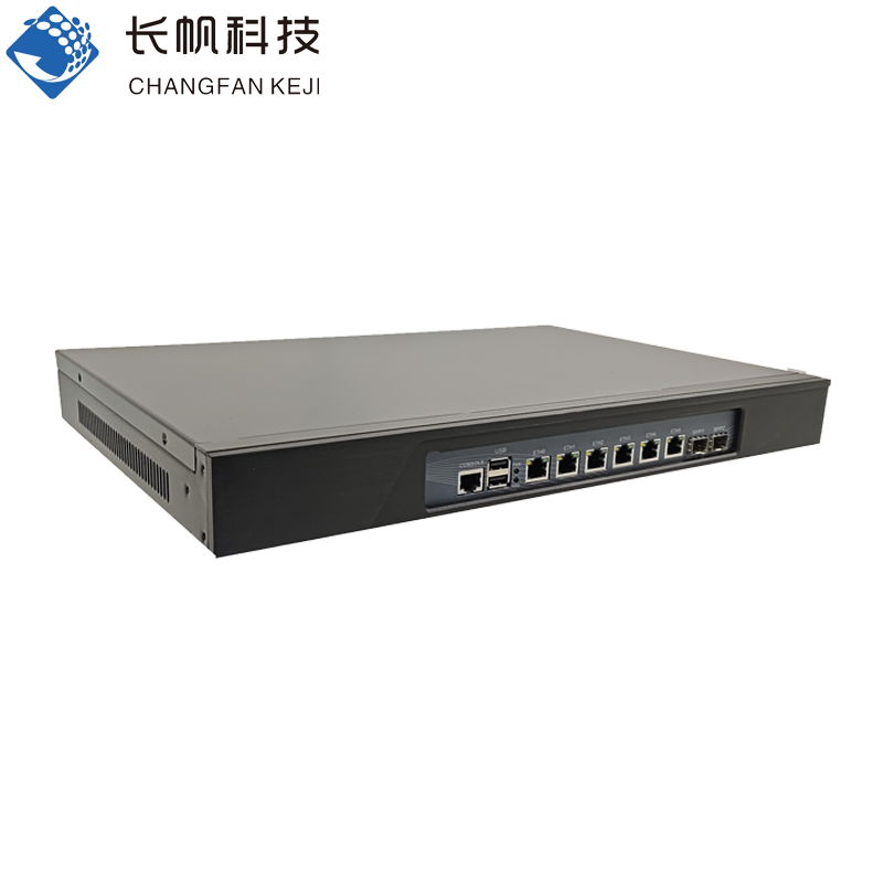 长帆科技B75六电两光1U机架式工控机软路由全千兆