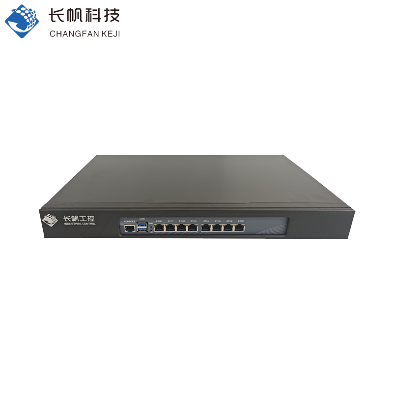 长帆科技3210八电千兆1U机架式工控机软路由